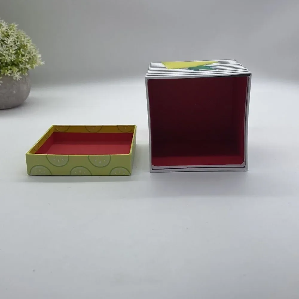 ✨🔅✨🍉 Cute Fruit Glitter on Top Gift Box 📦 🍓✨
